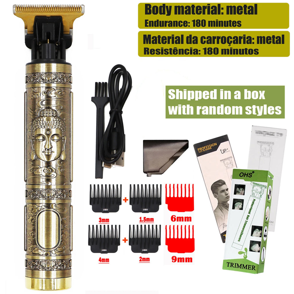 Professional Wireless Hair Clipper for Men Trimmer Set Beard Grooming Kit Precision Cutter Easy Use hair clipper limit comb