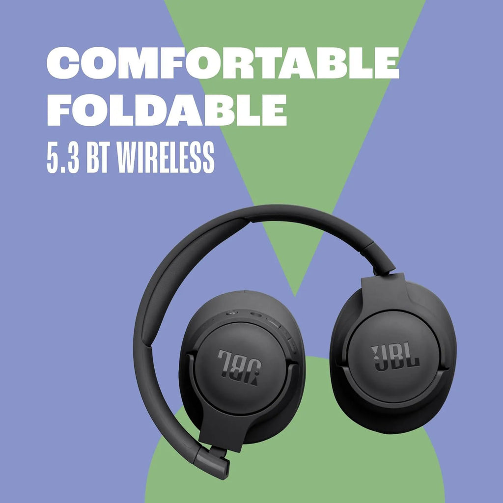 JBL TUNE 720BT Authentic Original Product Over-ear Wireless Bluetooth Headphones Fast Charging Long Battery Life With Microphone