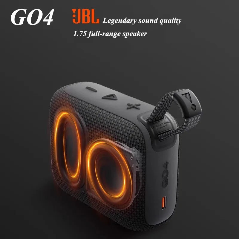 JBL GO 4 Officially Authorized Portable Wireless Bluetooth Speaker Outdoor Dustproof Waterproof for Family Gathering Music Party