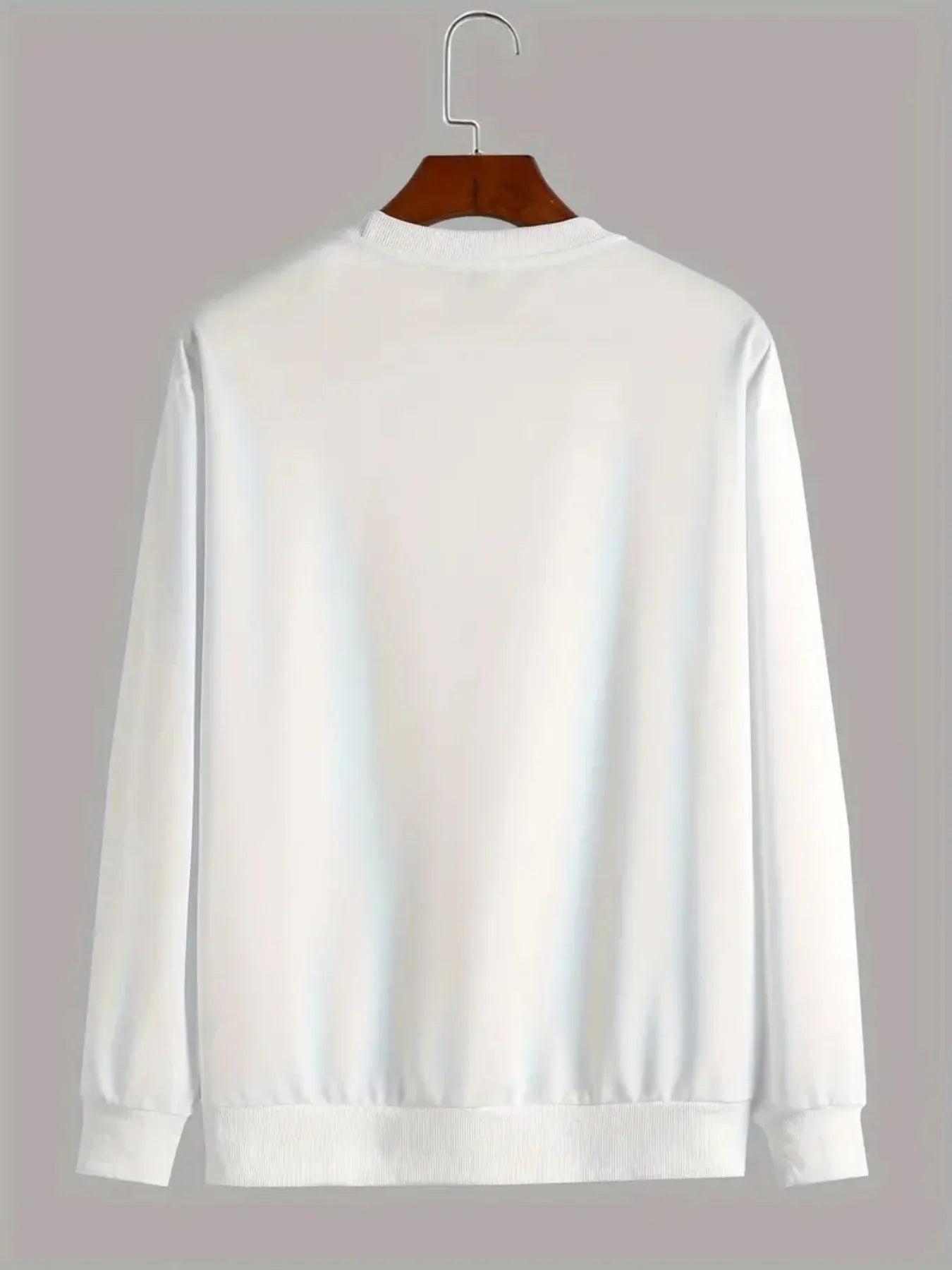 Men'S Sarcastic Your Little Ray of Sunshine Has Arrived Sweatshirt White Pullover with Rainbow Bear Design Soft Polyester Blend