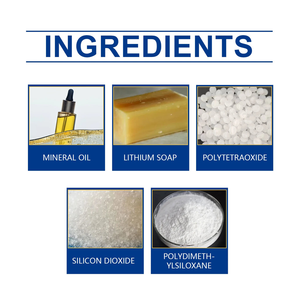 Clearance_White Lithium Grease Kit - Automotive Lubricant, Waterproof High-Temp Resistant, Anti-Squeak Durable For Cars/Bikes/Ho