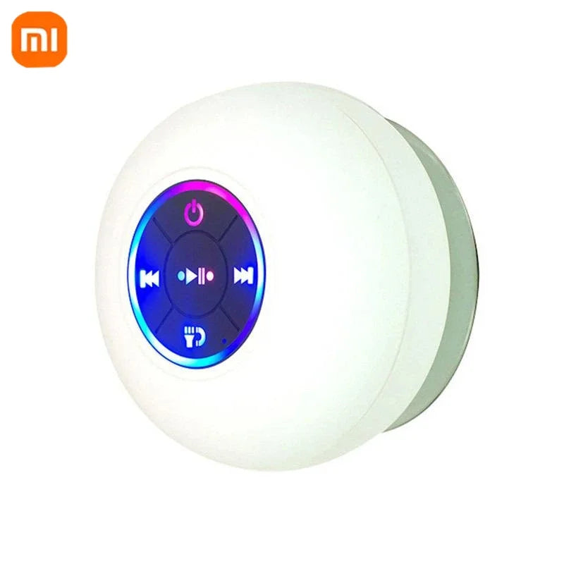 Xiaomi Portable Wireless Bluetooth Speaker LED IPX4 Waterproof Loudspeaker Outdoor Bathroom Large Suction Cup Stereo Sound Box