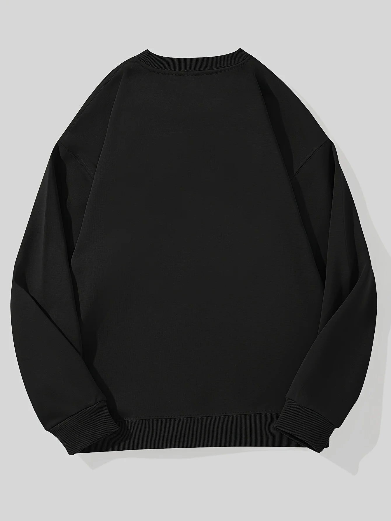 Men's Funny Doodle Dad Graphic Sweatshirt Doodle Lettering Loose Fit Casual Pullover Round Neck Long Sleeve Sweater