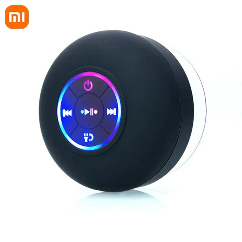 Xiaomi Portable Wireless Bluetooth Speaker LED IPX4 Waterproof Loudspeaker Outdoor Bathroom Large Suction Cup Stereo Sound Box